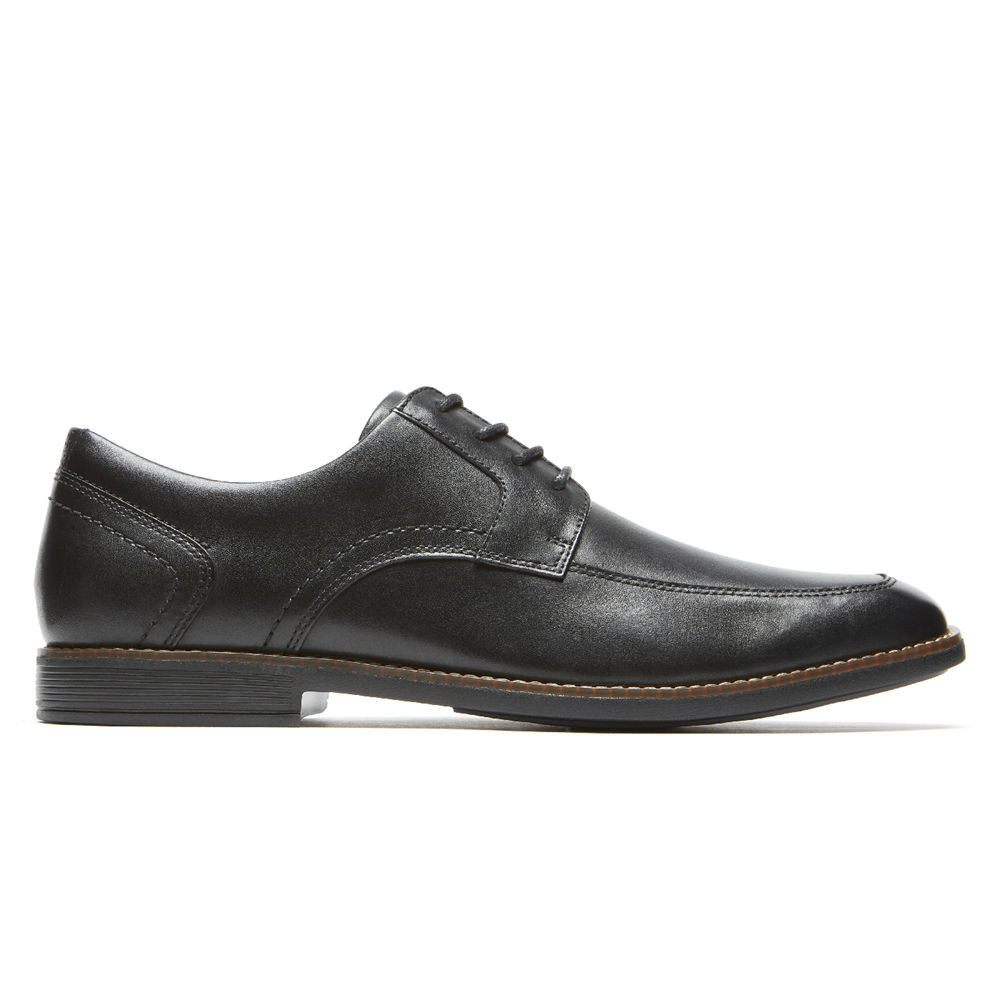 Rockport Oxfords Herr Svarta - Slayter Apron Toe - XIKBG3752